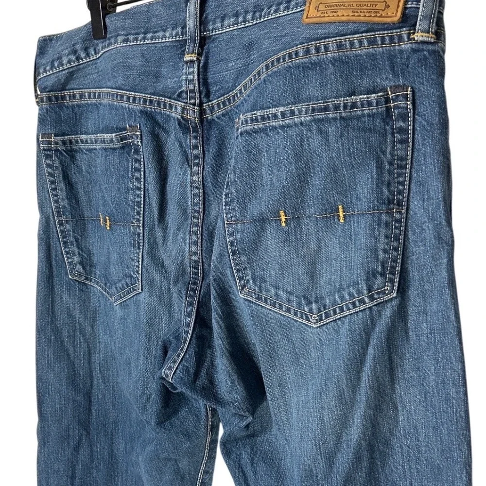 Polo Ralph‎ Lauren Hampton Straight Jeans Blue Denim RL LogoSize 34 x 30